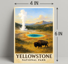 Yellowstone National Park Poster PosterGoat