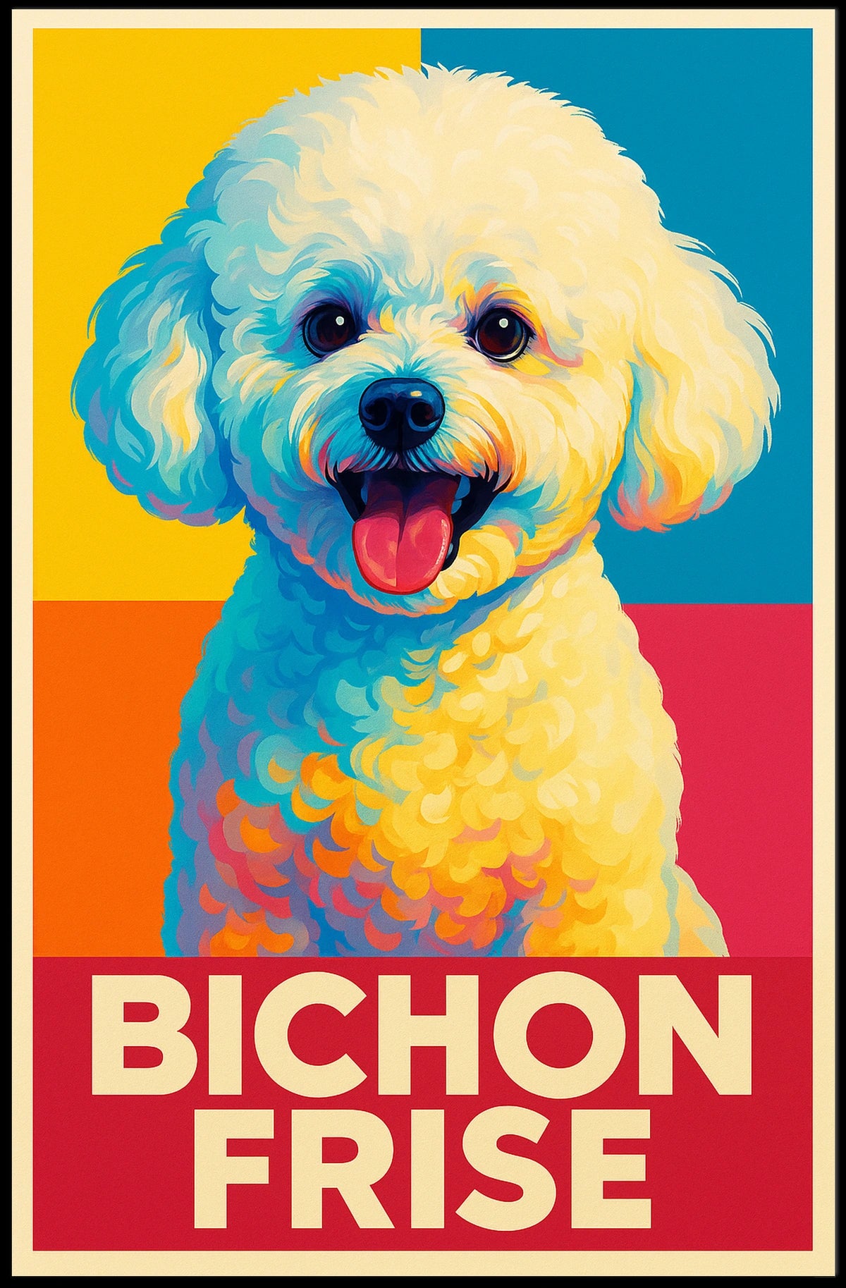 Bichon Frise Delight Poster