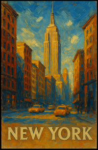 New York Cityscape Poster