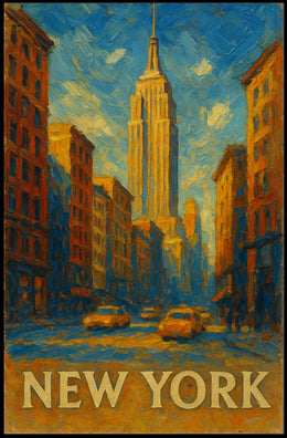 New York Cityscape Poster