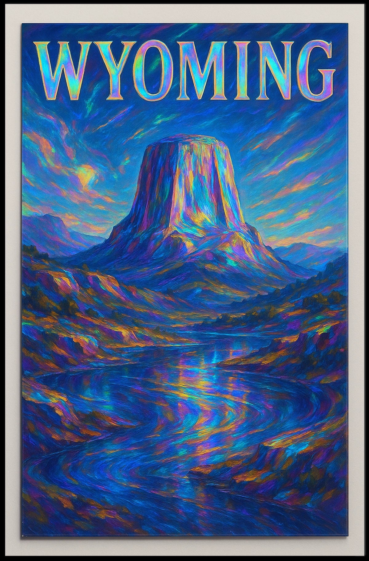 Wyoming Landscape Poster