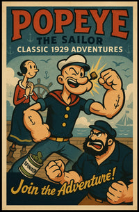 Popeye 1929 Art Poster POP-186