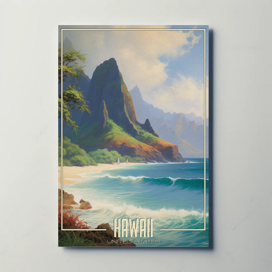 Hawaii Vintage Poster