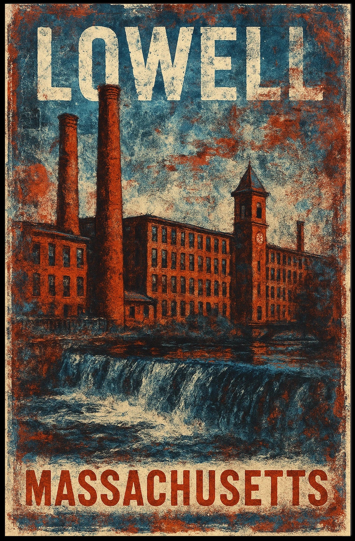 Lowell, Massachusetts Poster