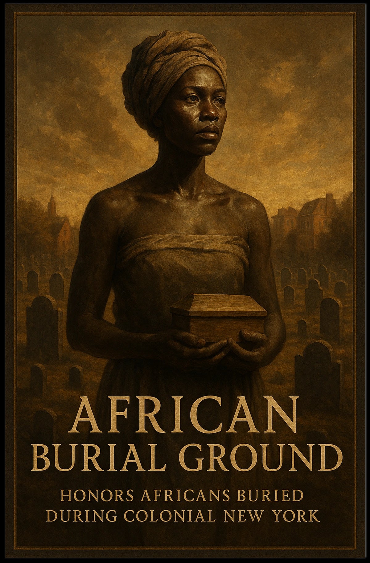 African Burial Ground Memorial Poster