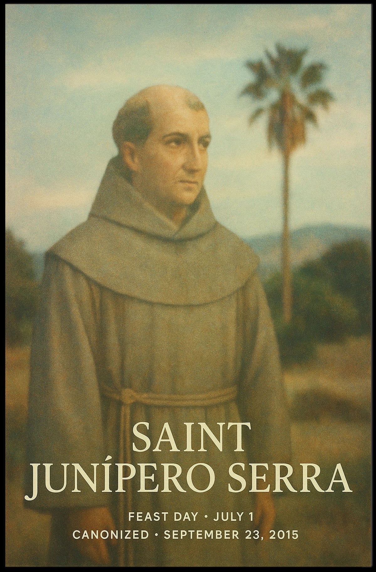 Saint Junípero Serra Poster