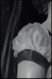 Vintage Close-Up Woman Shoulder Artistic Poster PosterGoat