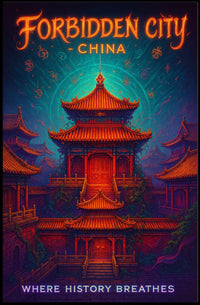 Forbidden City Enchantment in Cultural or Heritage Poster