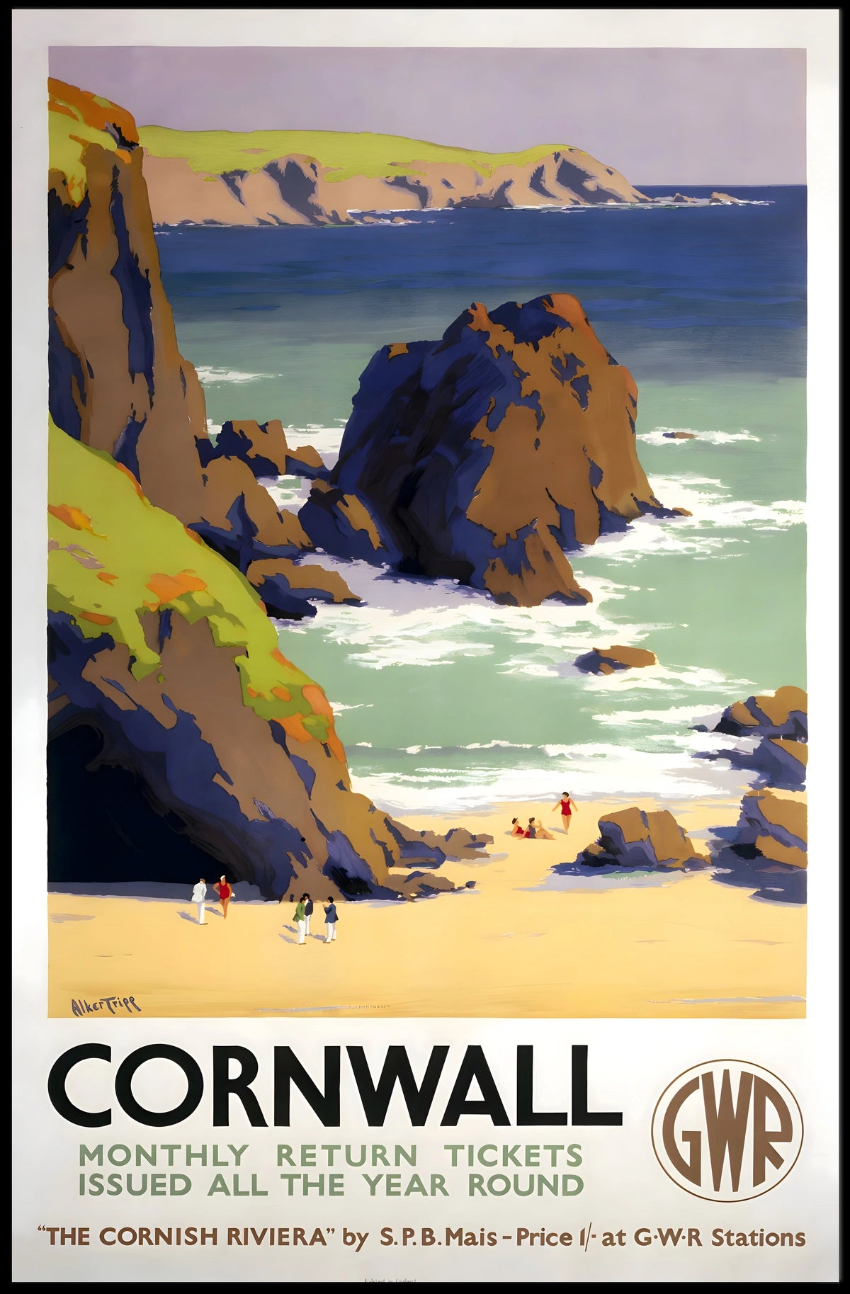 Discover Cornwall Poster