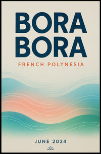 Bora Bora Travel Poster PosterGoat