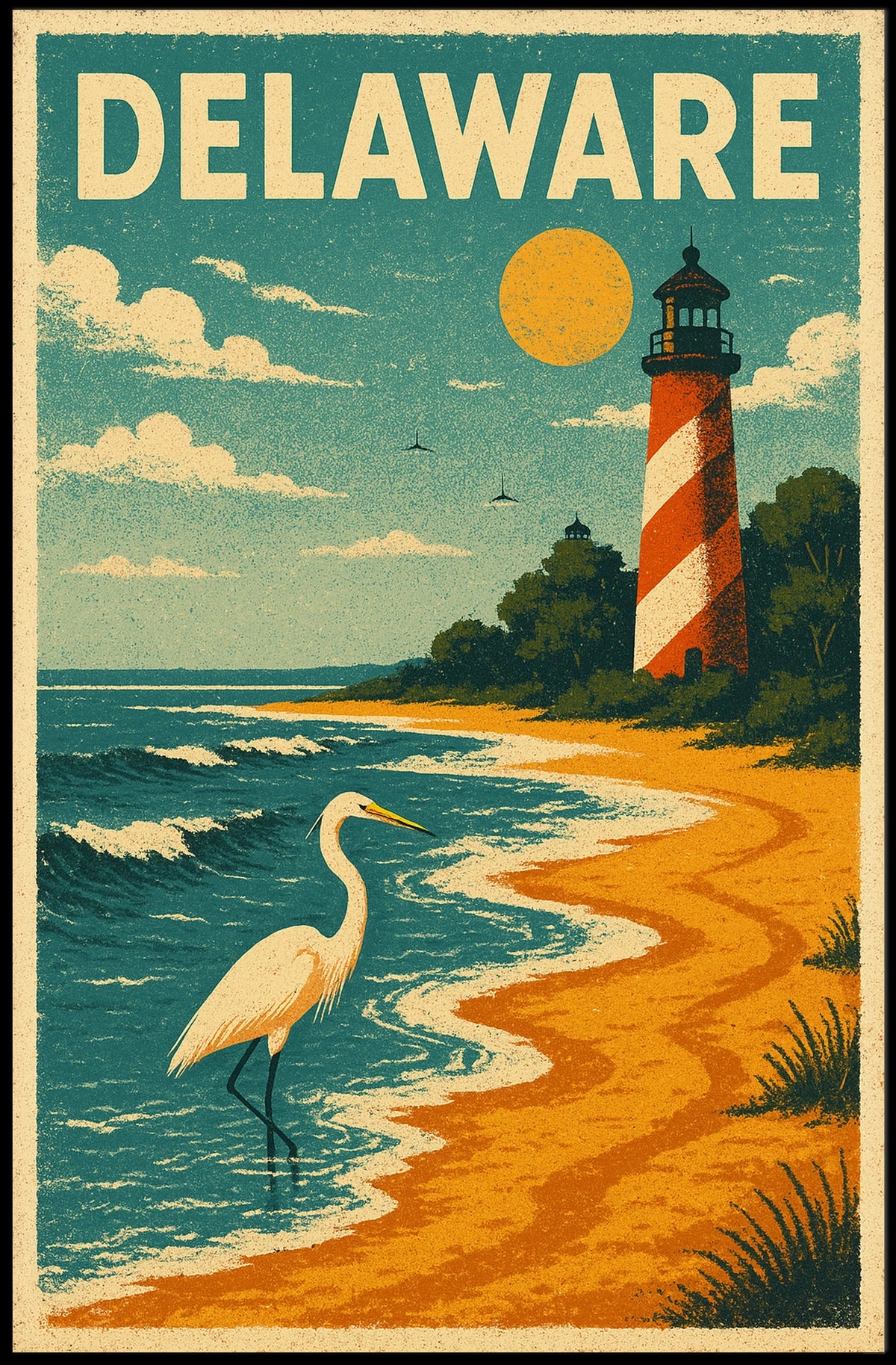 Delaware Coastal Beauty Poster