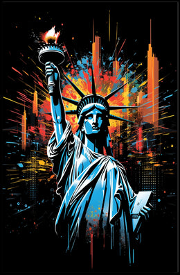 Statue Of Liberty A Symbol Of Freedom Poster