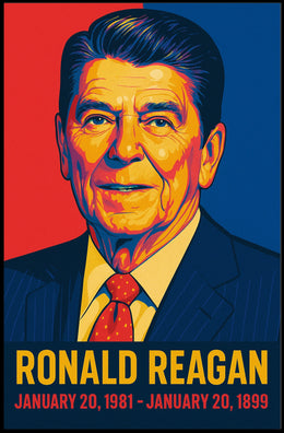 Ronald Reagan Presidential Tribute Poster