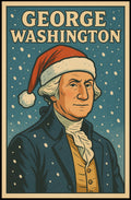George Washington Festive Portrait Poster