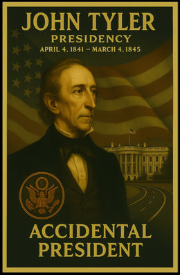 Accidental President John Tyler Historical or Presidential Poster