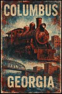 Steam Locomotive Steampunk Heritage Enthusiasts Poster
