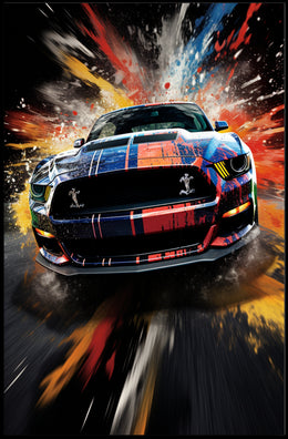 Speed And Color Explosion Poster
