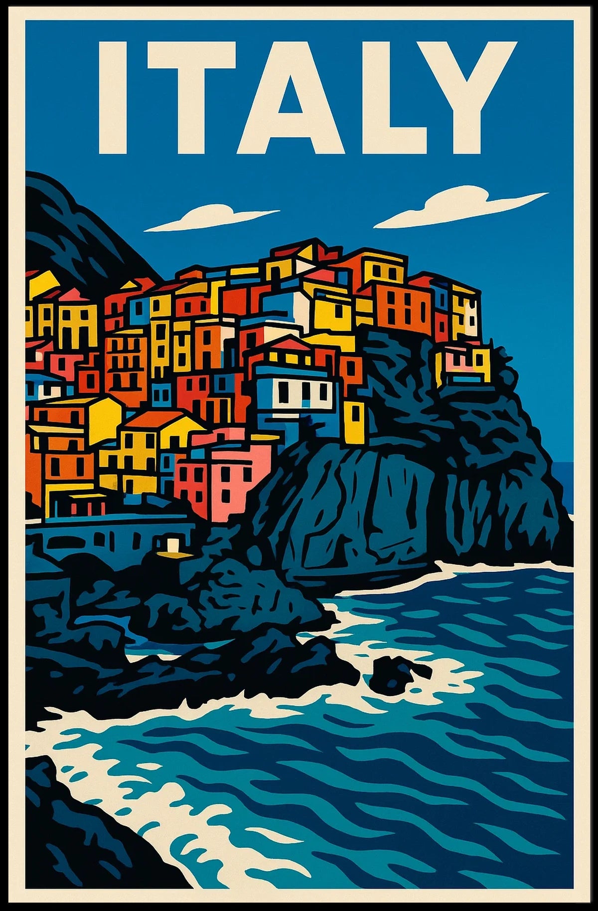 Vibrant Italy Poster