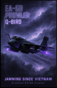 EA-6B Prowler Jamming Since Vietnam Poster PosterGoat