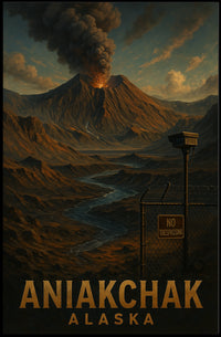 Aniakchak Volcano Alaska Poster