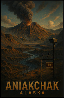 Aniakchak Volcano Alaska Poster