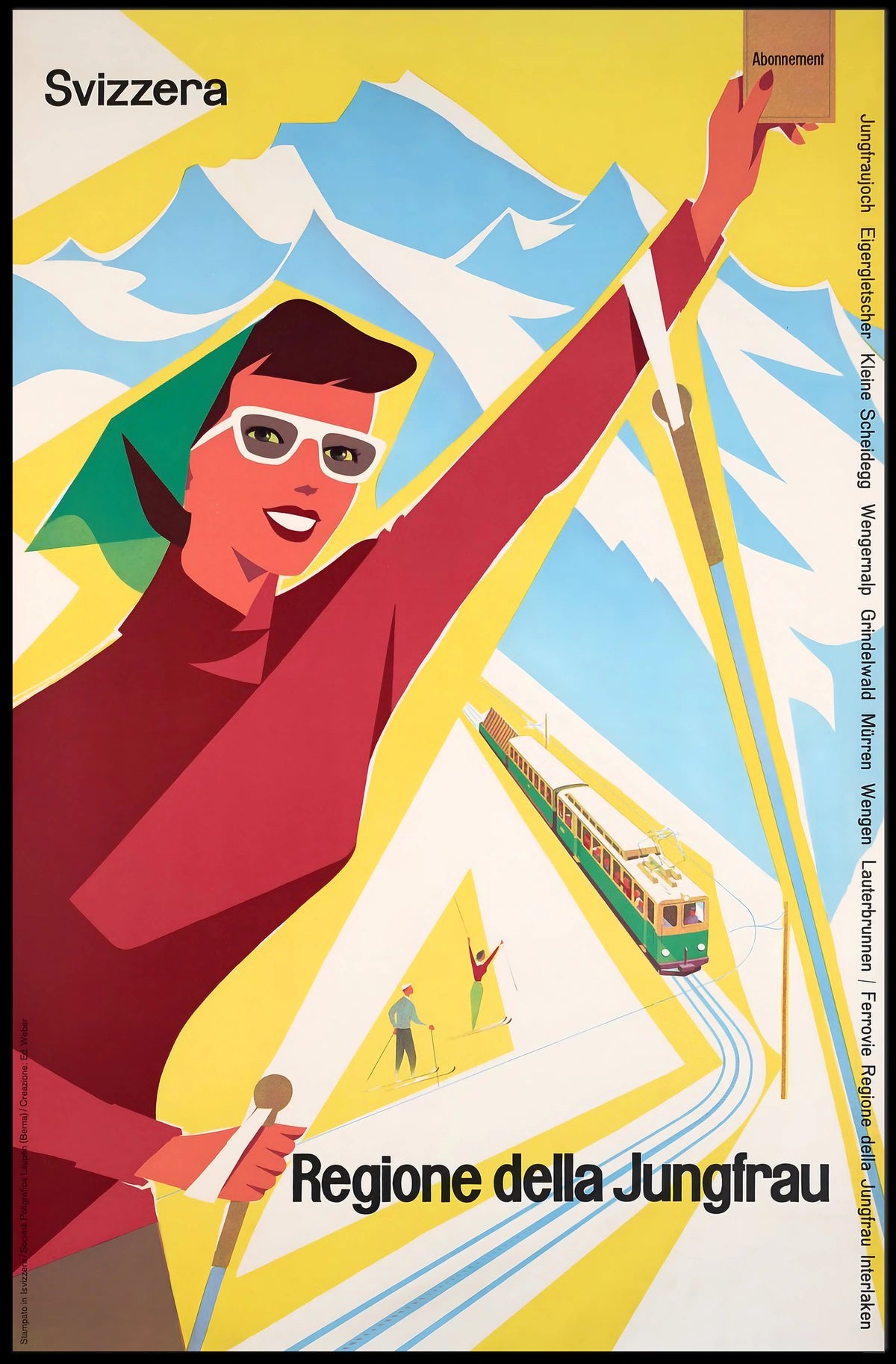 Discover The Jungfrau Region Poster