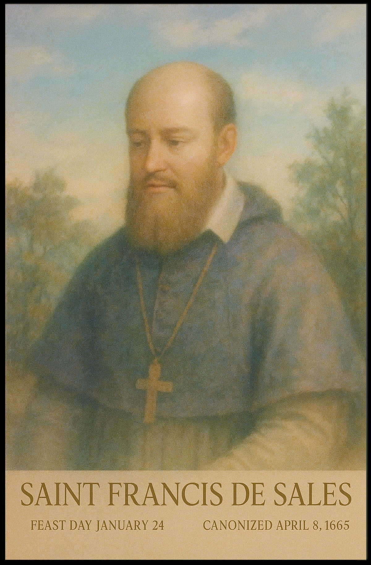 Saint Francis De Sales Poster