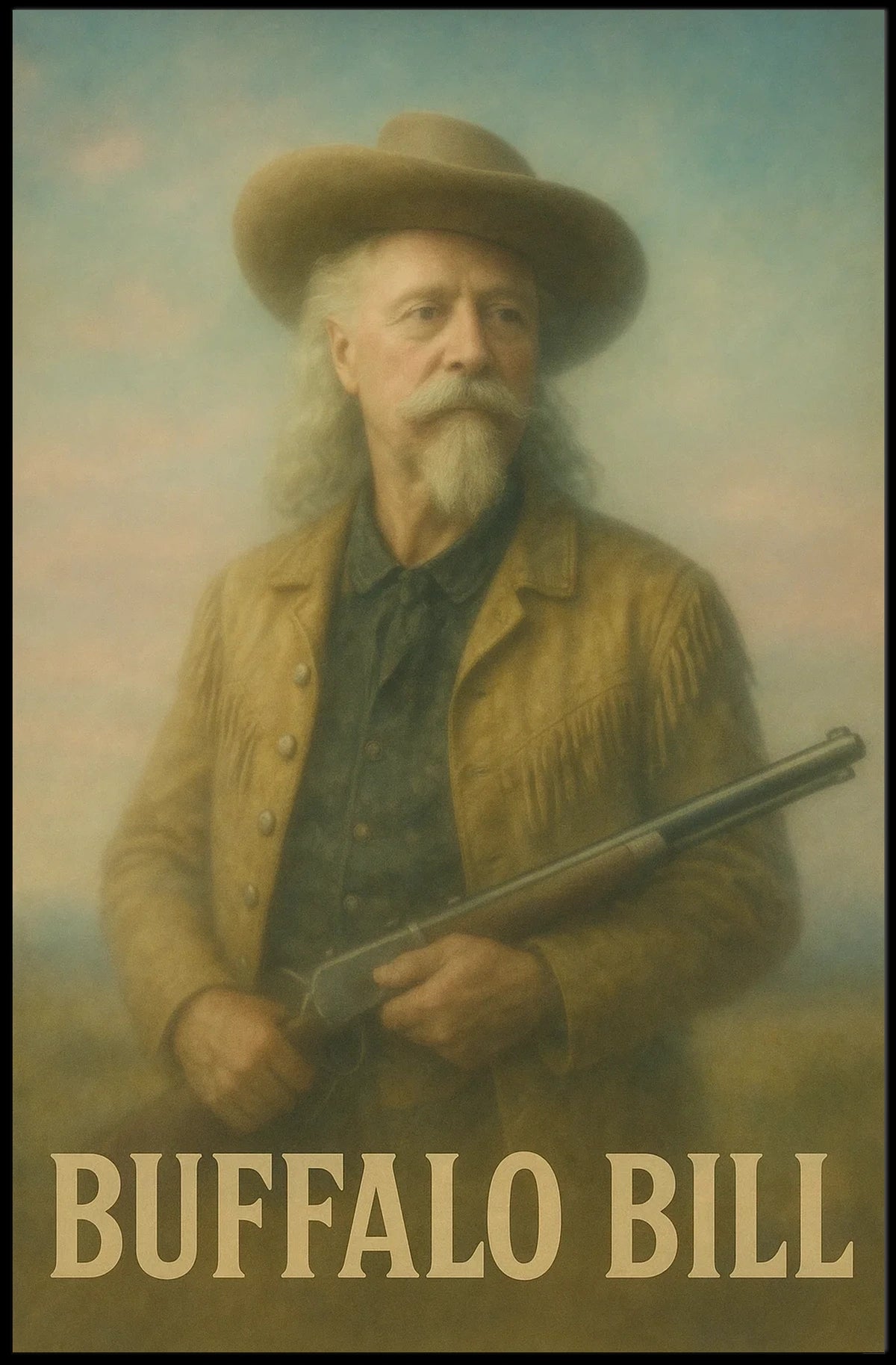 "Buffalo Bill Western Attire Cultural or Heritage Poster"