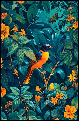 Vibrant Jungle Symphony Wall Art Print