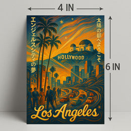 Los Angeles Dreamscape Poster PosterGoat