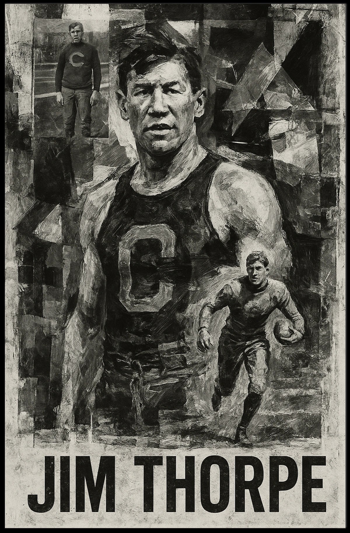 Jim Thorpe Athletic Legend Poster