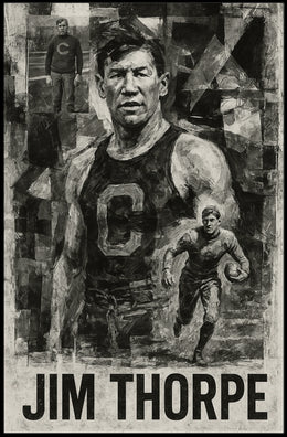 Jim Thorpe Athletic Legend Poster