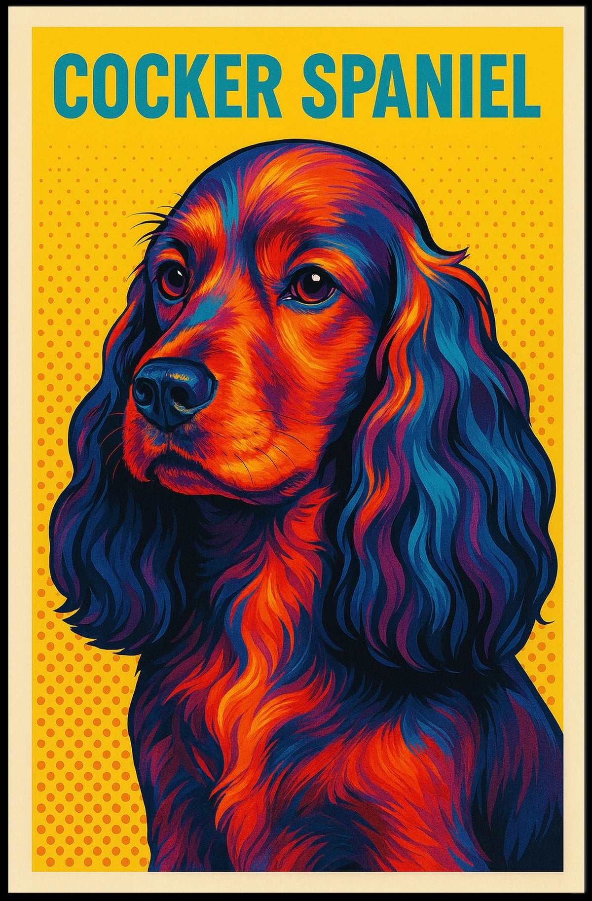 Cocker Spaniel Art Poster