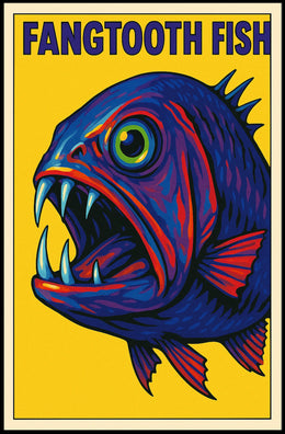 Fangtooth Fish Poster