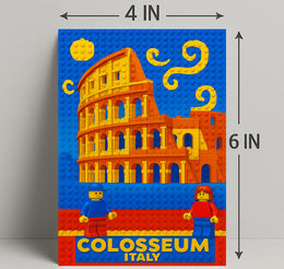 Colosseum LEGO Art Print Wall Decor PosterGoat