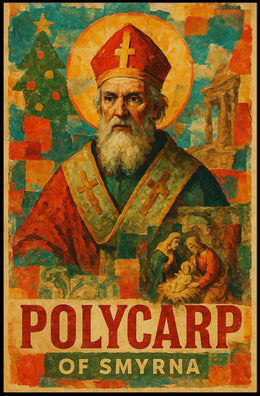 Polycarp of Smyrna Byzantine Religious Heritage Poster