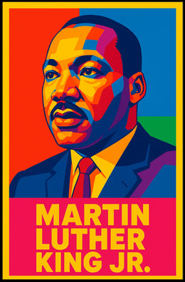 Martin Luther King Jr. Iconic Leader Poster