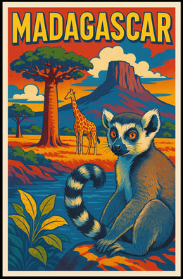 Madagascar Wildlife Adventure Poster