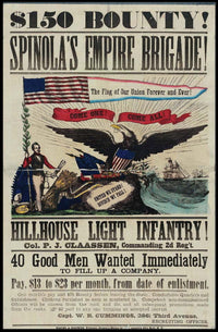 Civil War Era Military Recruitment Poster