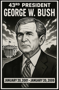 George W. Bush 43Rd President Poster