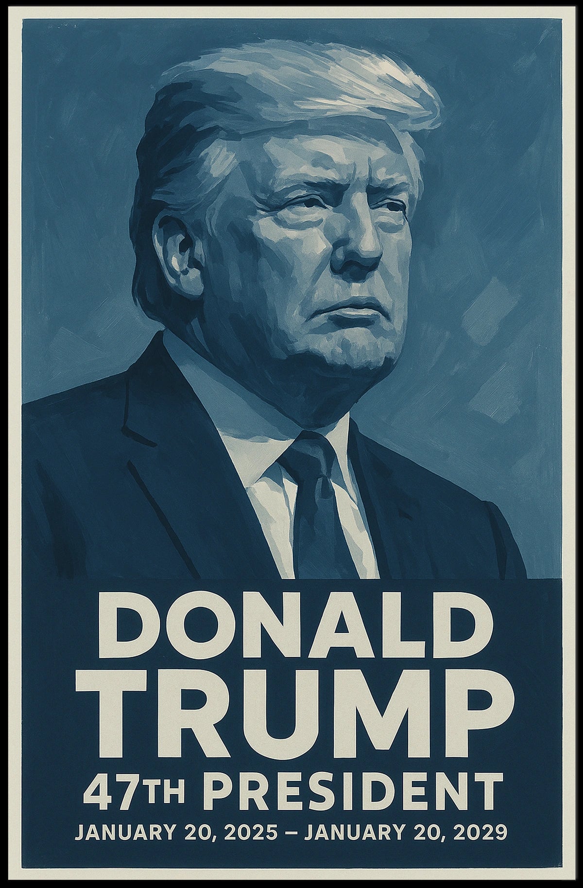 Donald Trump 47th President Poster