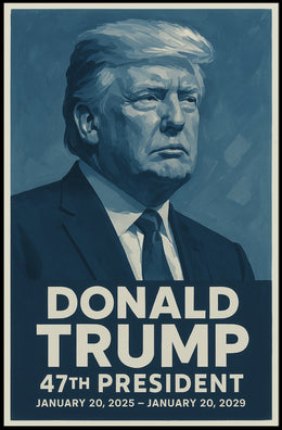 Donald Trump 47th President Poster