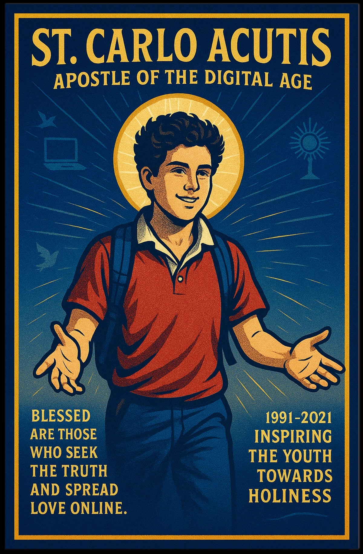 St. Carlo Acutis Apostle Of The Poster
