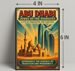 Abu Dhabi Heritage Travel Poster