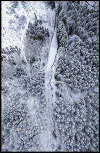 Winter Wonderland From Above Poster