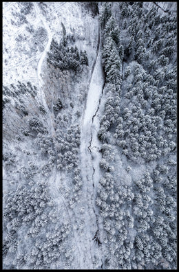 Winter Wonderland From Above Poster