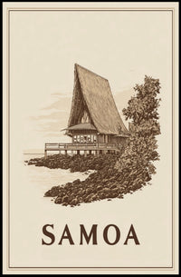 Samoa Scenic Retreat Poster