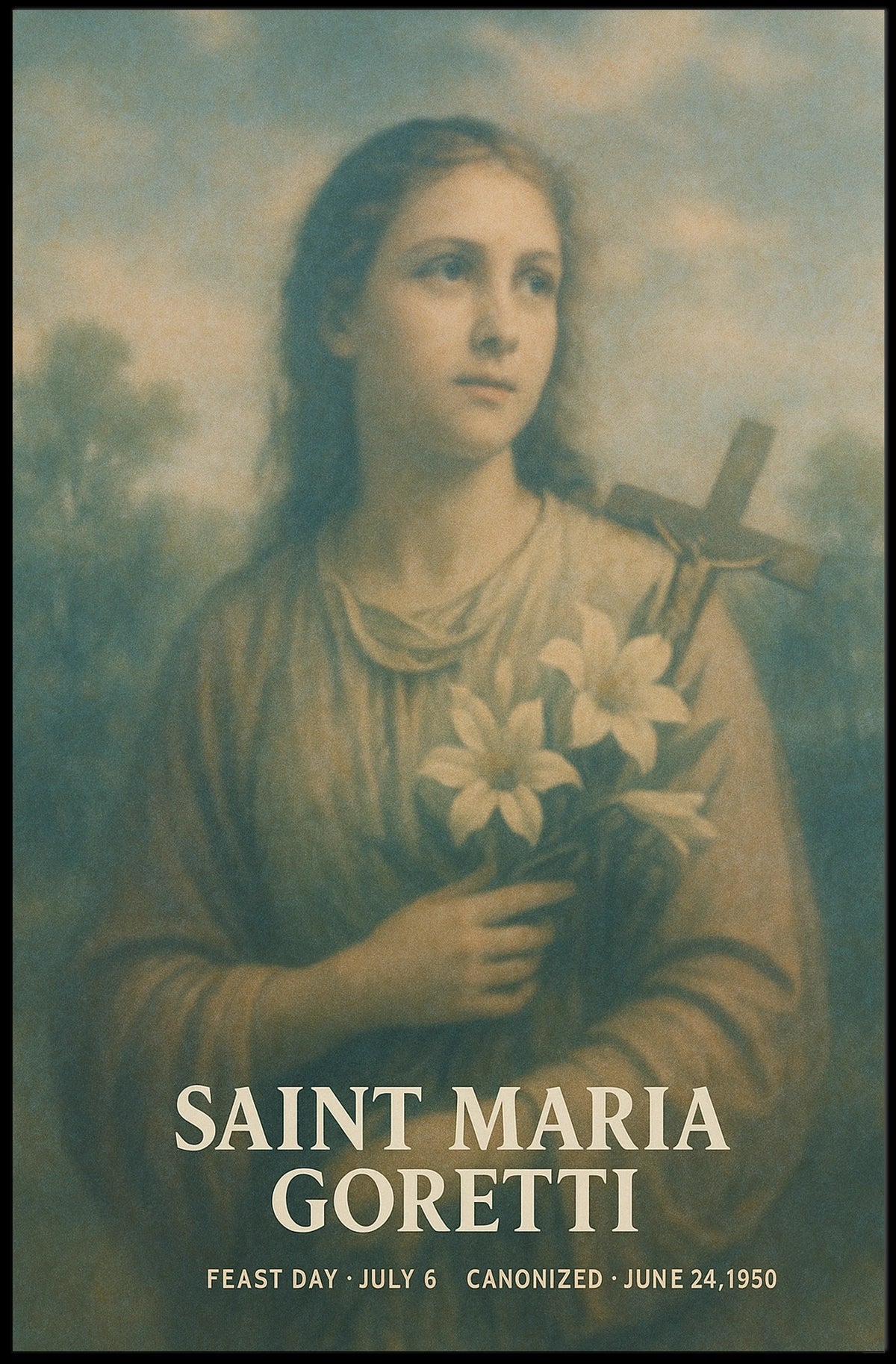 Saint Maria Goretti Poster