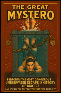 The Great Mystero Underwater Escape Poster