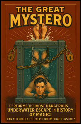 The Great Mystero Underwater Escape Poster